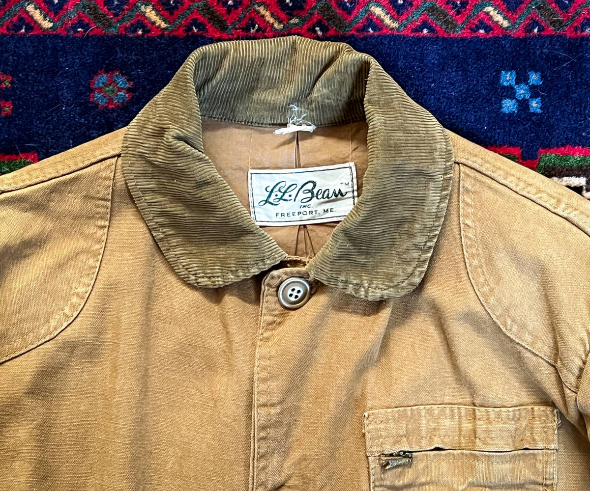 公式の店舗 70s 筆記体タグ◇L.L.BEAN エルエルビーン◇ハンティング