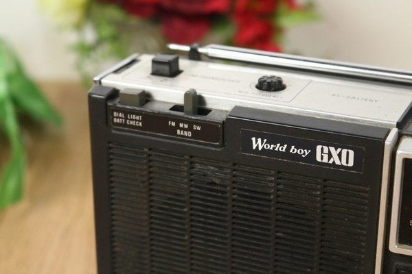 【パナソニック】（RF-848）短波ラジオ World boy GXO ジャンク 管Z6256の画像7