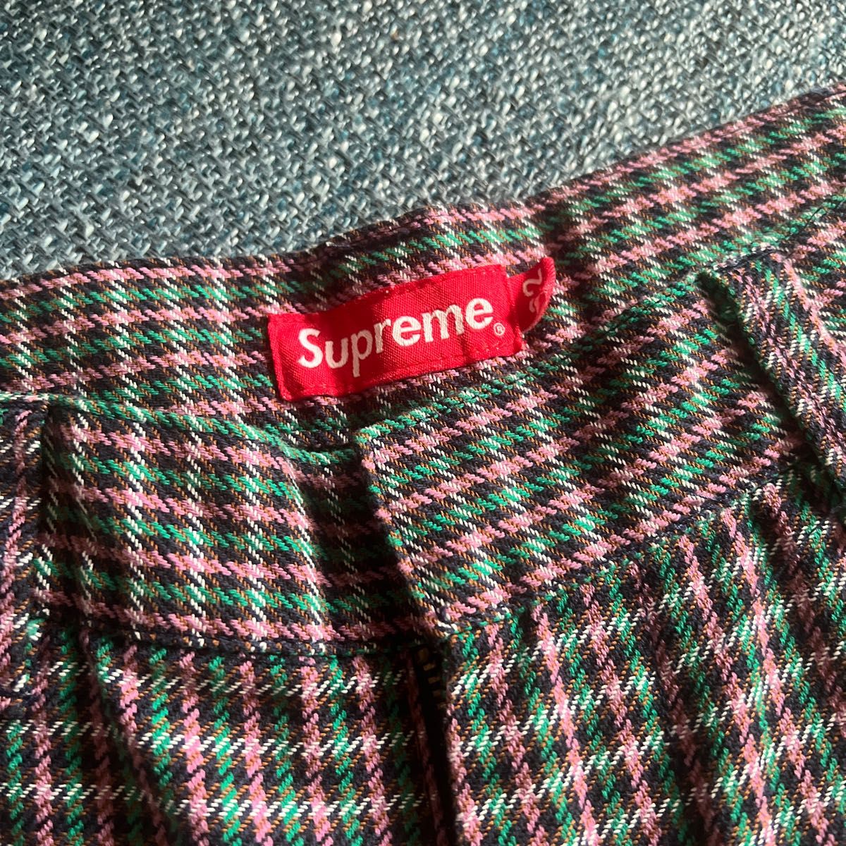パンツ supreme work short purple plaid S 18SS Supreme work short purple plaid 32|Yahoo!フリマ(旧