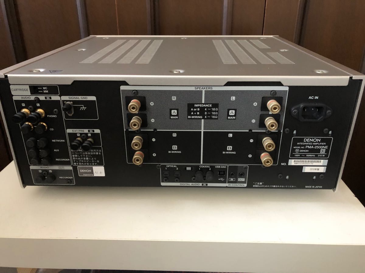 デノン PMA-2500NEプリメインアンプ2018年製 6月末日までの値下げです