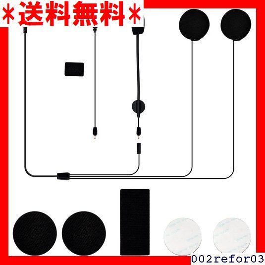 人気商品 FODSPORTS ハードマイク＆ソフトマイク ヘッドセット用 クテープ付き Pro M1-S バイクインカム用 13_画像1