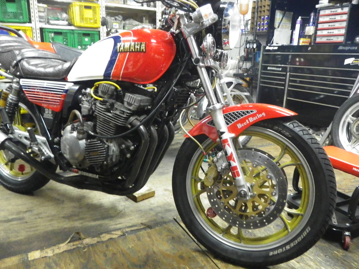 三協オート XJ400 RZ250/350 大径320ローター用サポート 三協オート XJ400 RZ250/350 大径320ローター用サポート