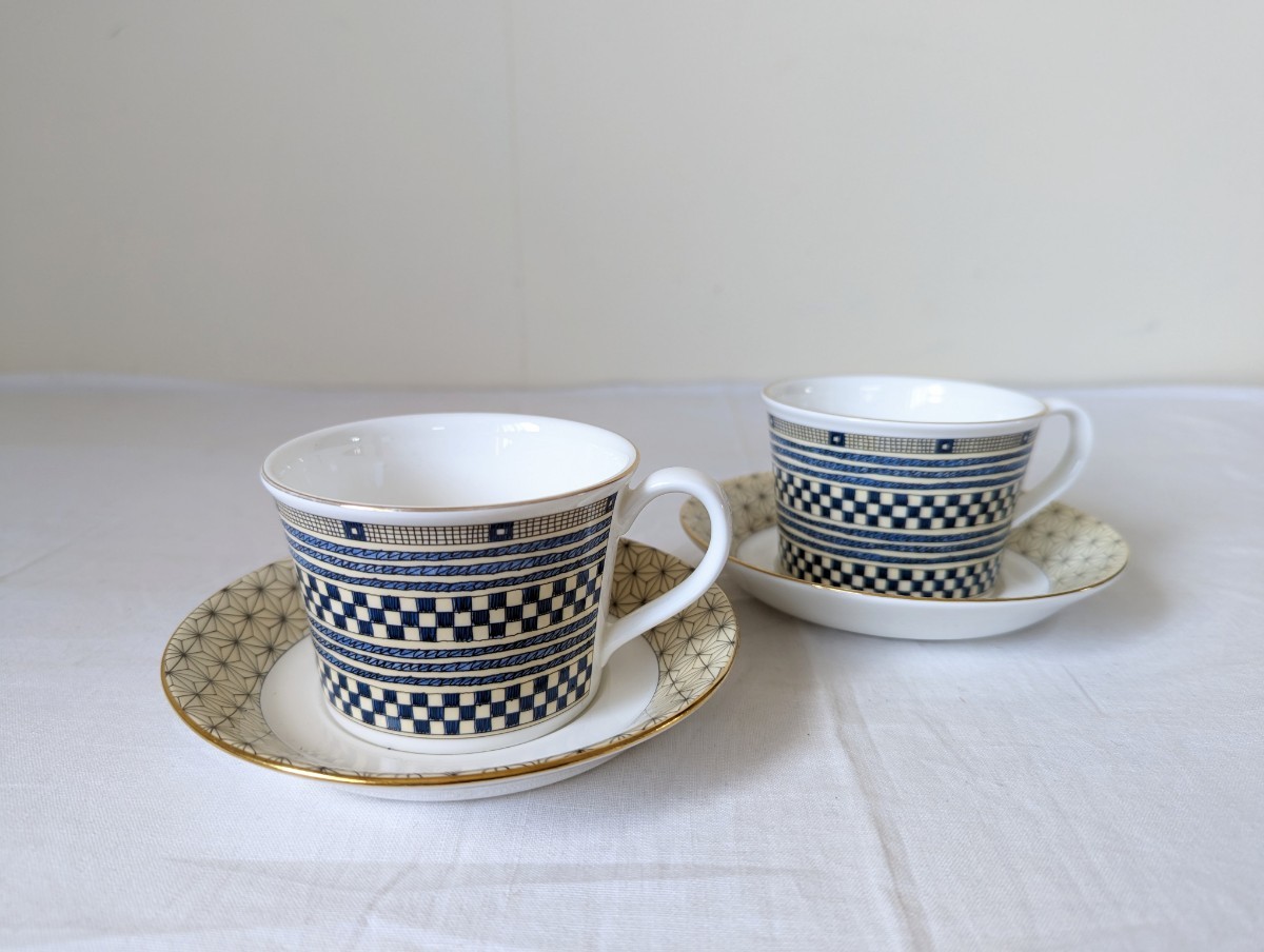 WEDGWOOD ウエッジウッド カップ&ソーサー サムライ ペア 2客