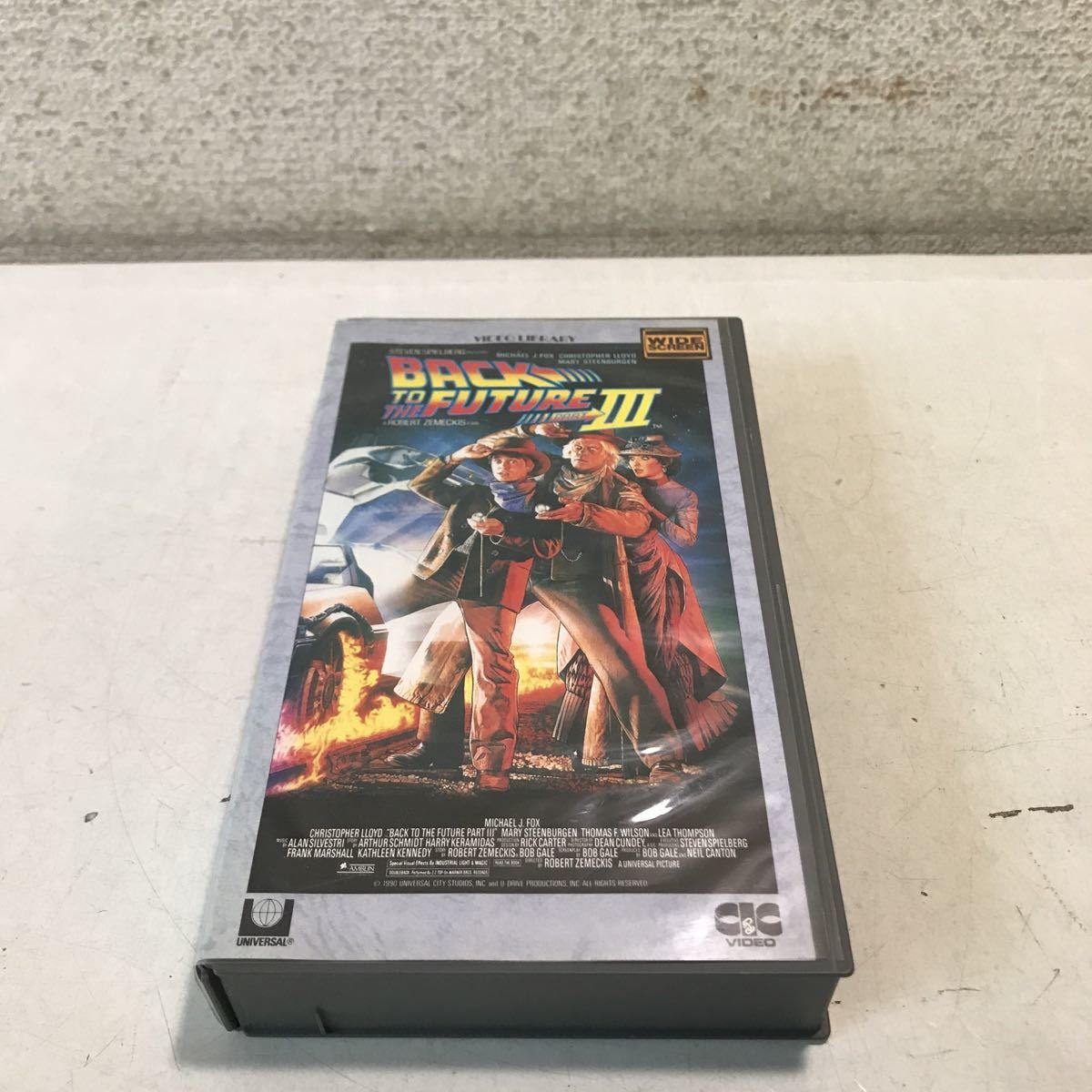 L01◎ VHSビデオ バックトゥザフューチャーPART3 ついに最後の L01◎ VHSビデオ バックトゥザフューチャーPART3 ついに最後の