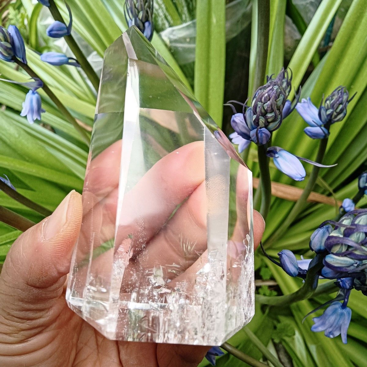 値下げ 天然水晶 クリスタル 磨きポイント パワーストーン 特大