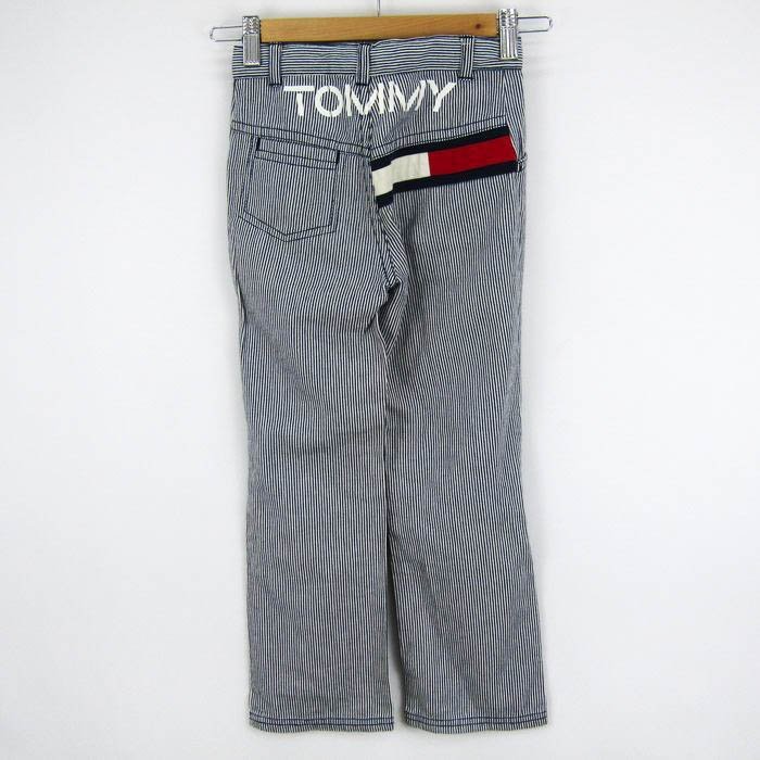 トミーヒルフィガー ヒッコリーデニムパンツ ストレート ボトムス 114-119相当 キッズ 男の子用 6サイズ ブルー TOMMY HILFIGER_画像2