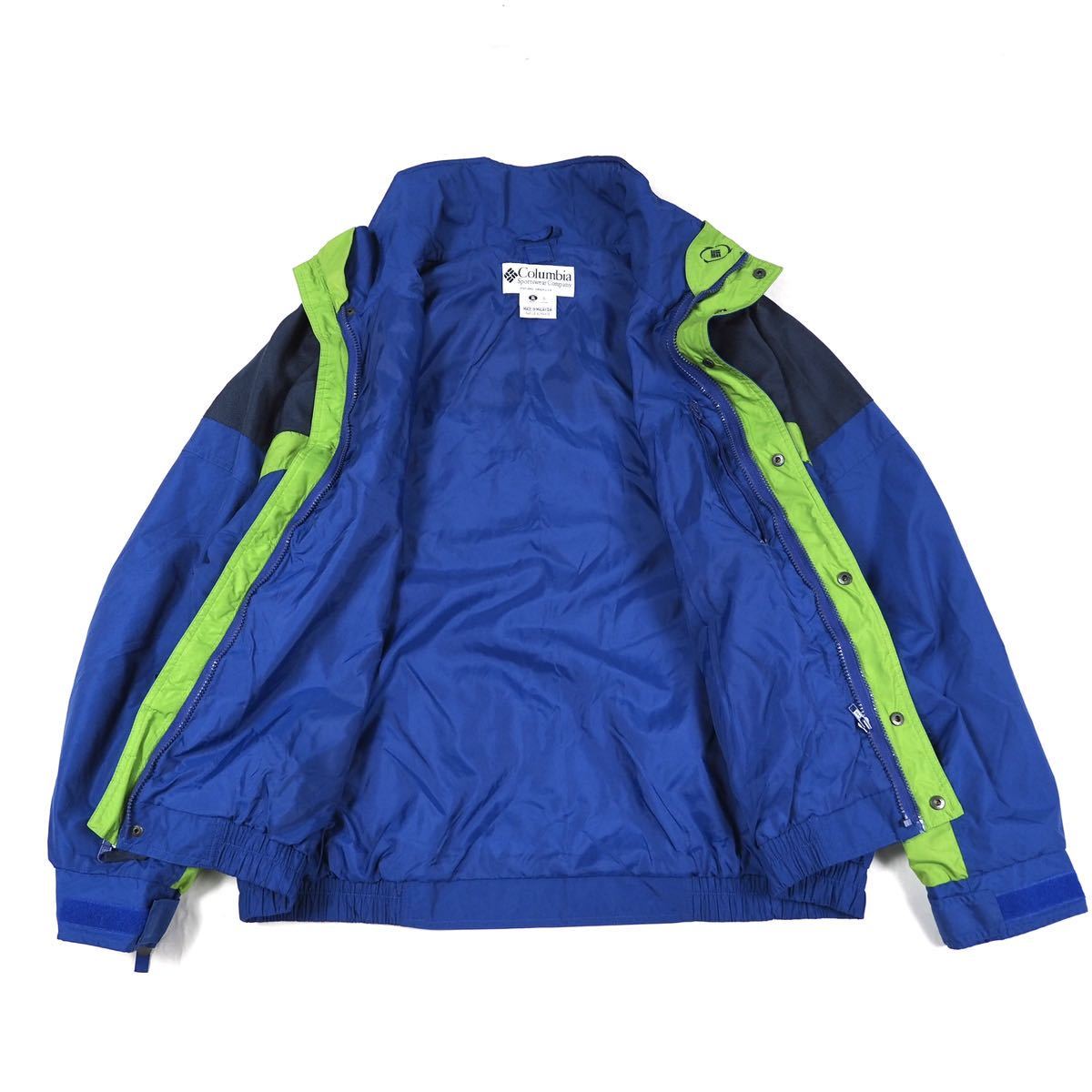 大きい割引 ブルー XL(3L) Columbia【Bugaboo】ナイロンジャケット 90s
