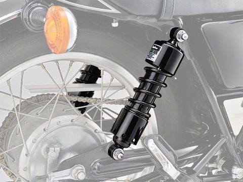 パーツ デイトナ ローダウンリアショック SR500 (94757) (ブラック