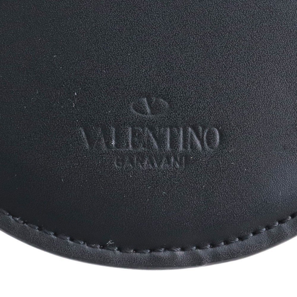 VALENTINO ネックストラップ付きコインケース ブラック F ヴァレンティノ_画像4