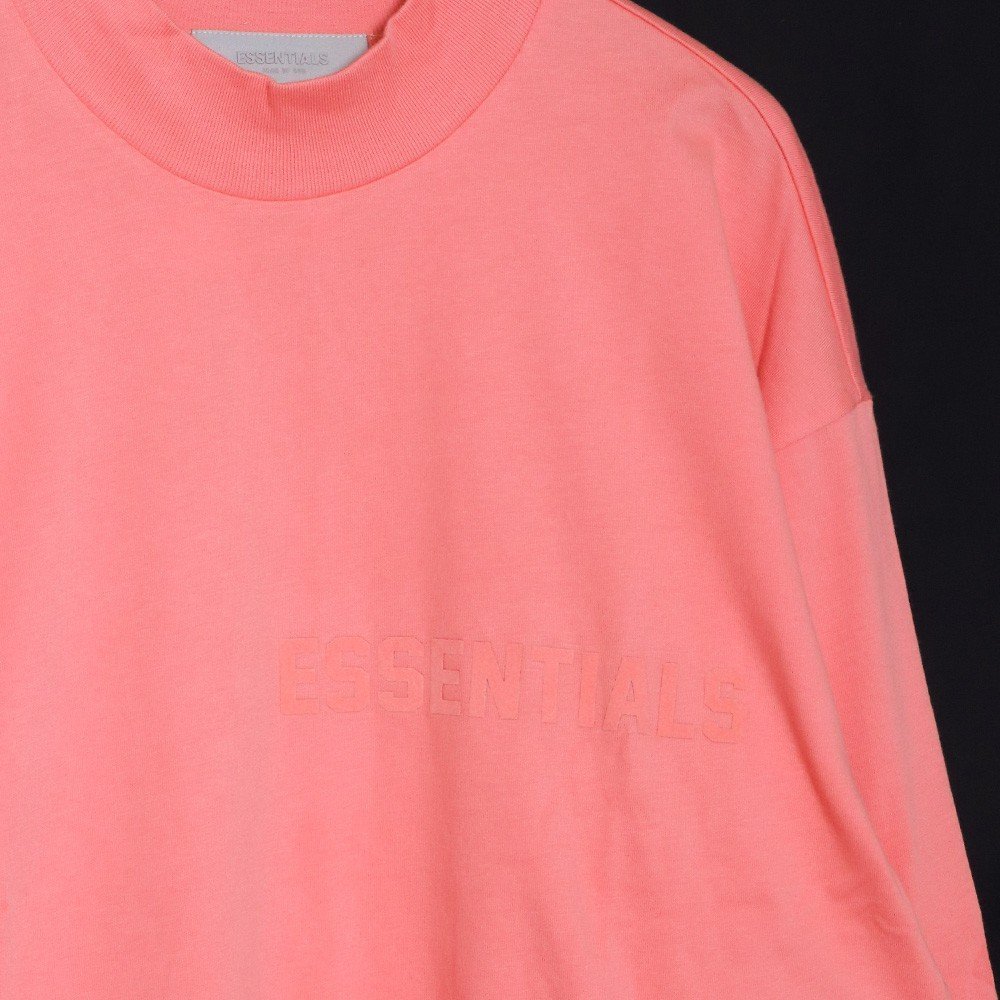 超美品 S CORAL T-Shirt Mock-Neck ESSENTIALS 未使用 125SU222012F