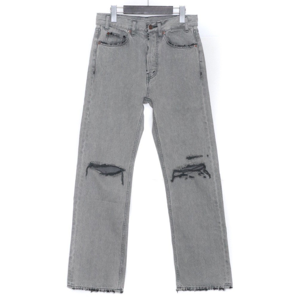 未使用 CELINE Kurt Distressed Jeans サイズ28 グレー 2N586292P