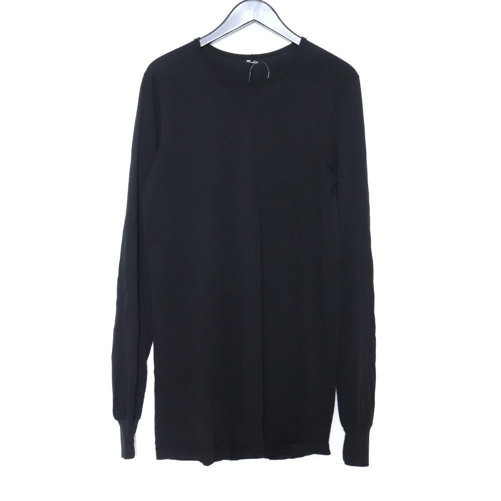 RICK OWENS DRKSHDW Long Sleeve Level Tee ブラックXS DU18F7260-RN