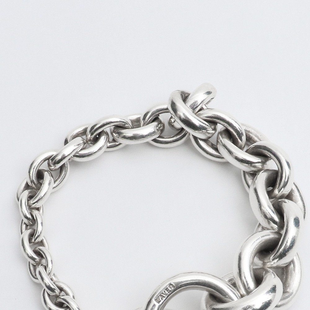 定価96800円 ラバー LAVER MIX CABLE CHAIN T BAR クレッシェンド