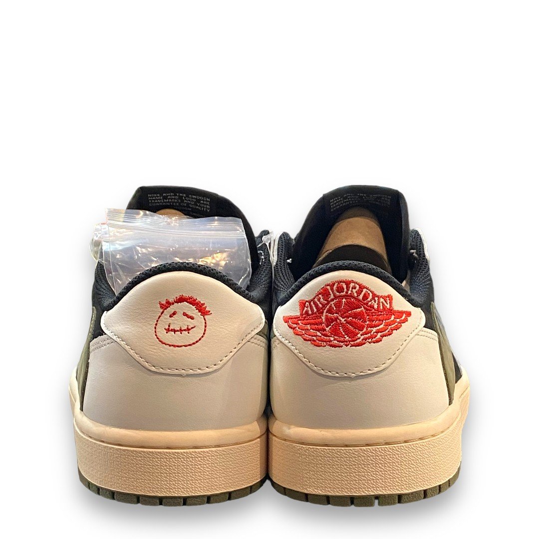 未使用 27.5cm NIKE × TRAVIS SCOTT WMNS AIR JORDAN 1 LOW OG MIDIUM