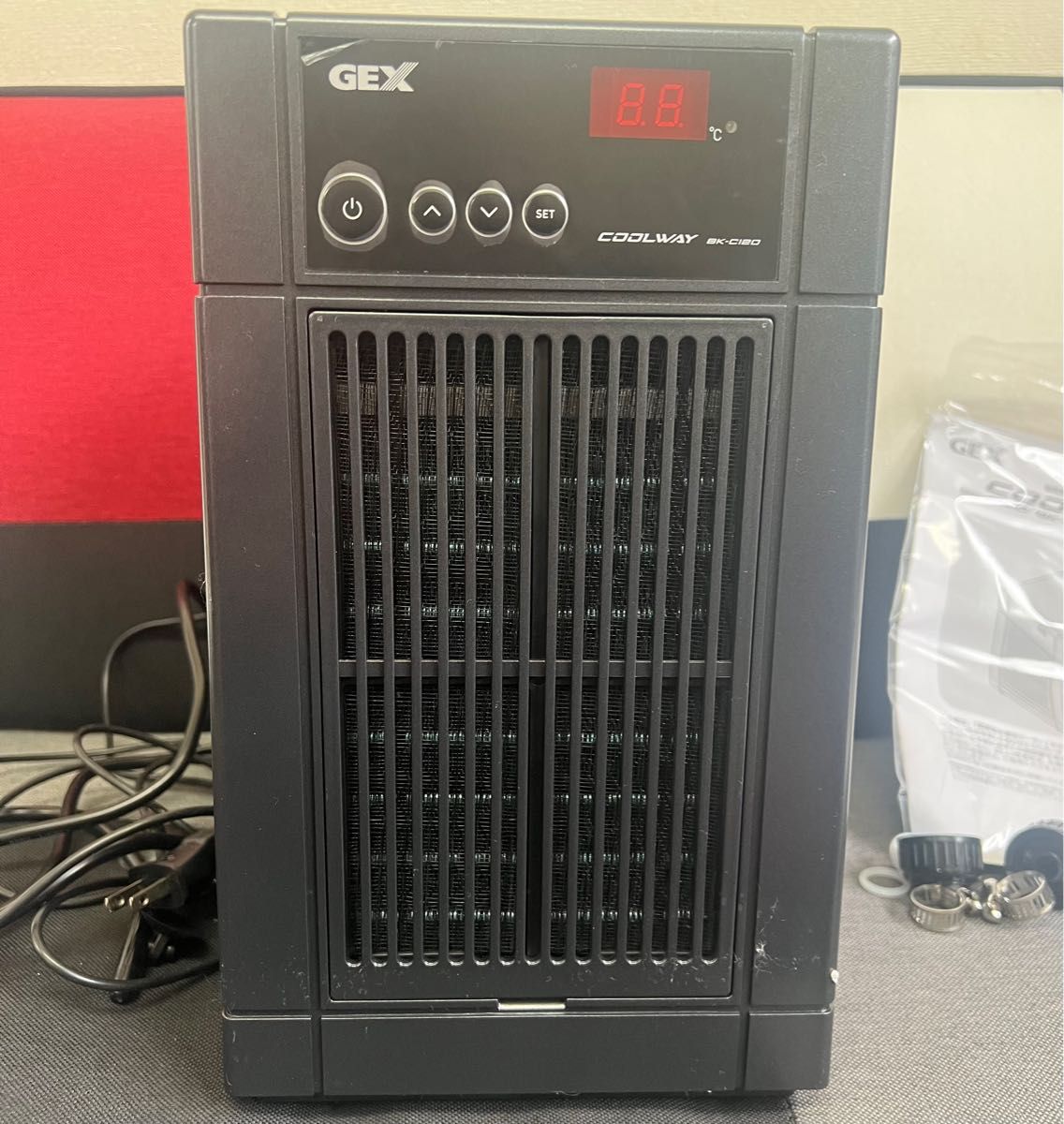 美品 送料込み GEX 水槽用クーラー クールウェイ BK-C120 ~100L ジェックス COOL 観賞魚 水槽用クーラー