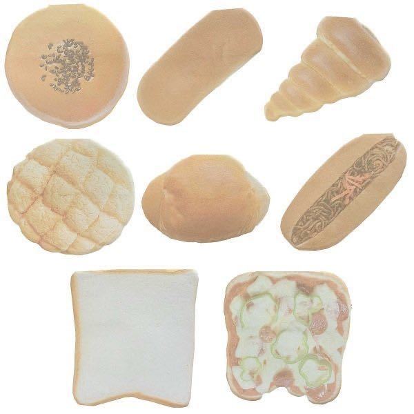 レトロな菓子パン付箋☆8種セット　パン　付せん　（あんぱん・食パン・コッペパン・メロンパン・チョココロネ・焼きそばパン 他）　_画像9