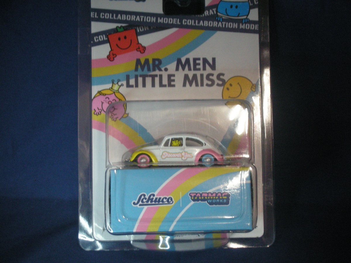 TARMACWORKS × Schuco 1/64 フォルクスワーゲン Beetle Mr. Men Little Miss 完成品_画像1