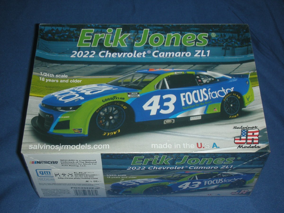 独特な 【送料無料】 ZL1 カマロ 2022 NASCAR 1/24 モデル J・R