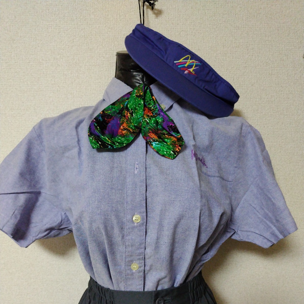 レア コスプレ ユニフォーム 制服 マクドナルド ブラウス サン レア コスプレ ユニフォーム 制服 マクドナルド ブラウス サン