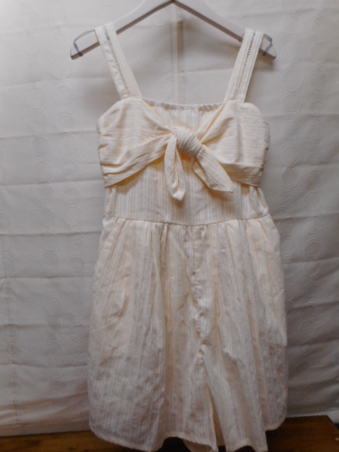  Dazzlin culotte One-piece size S eggshell white lady's new goods 