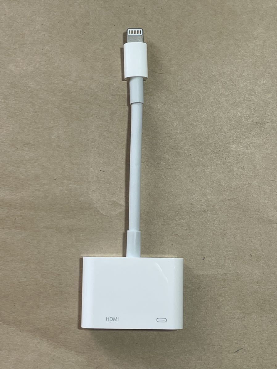 Apple Lightning-DigitalAVアダプタA1438 HDMI①