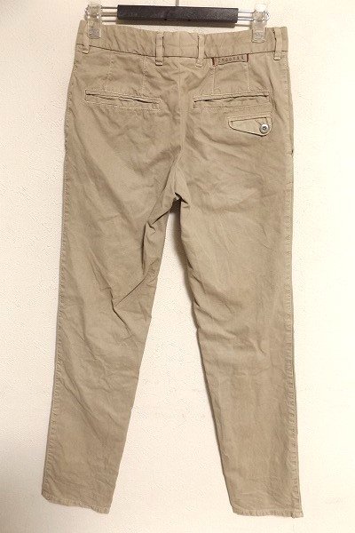 N5534:INCOTEX( INCOTEX ) Vintage обработка хлопок брюки /BEG/24/ женский размер :5