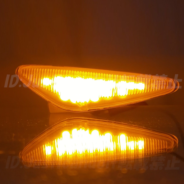 【DA73】 ロードスター ND5RC ロードスターRF NDERC 流れる LED ウインカー シーケンシャル サイドマーカー ウィンカー アンバー オレンジ_画像6