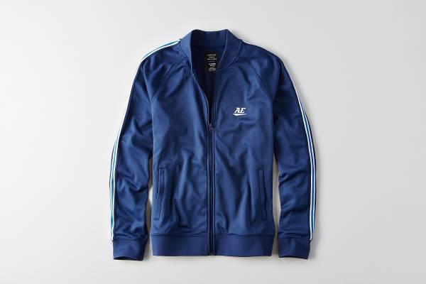 * ラスト * AE アメリカンイーグル トラックジャケット AEO Active Track Jacket L / Blue *_画像1