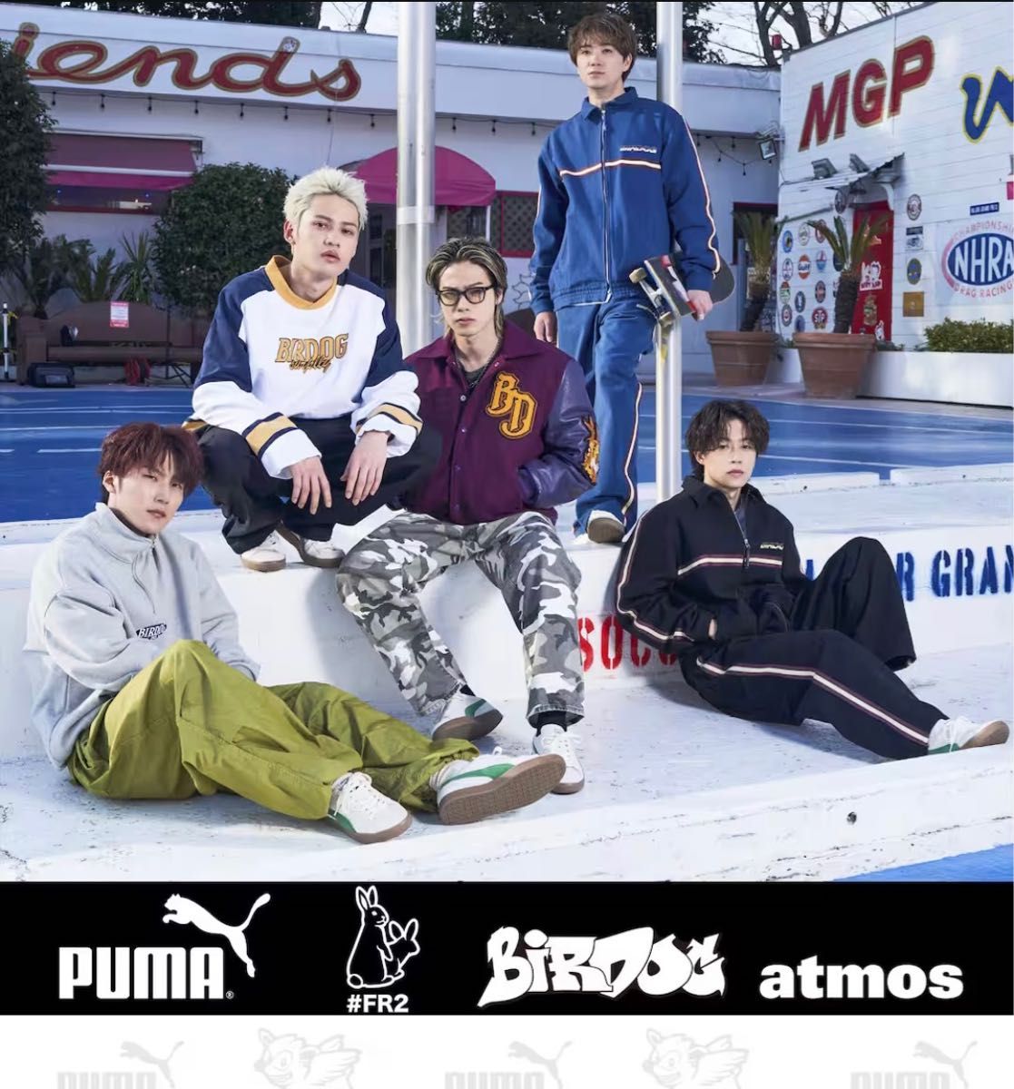 コムドット Birdog × #FR2 × atmos × PUMA SUEDE｜Yahoo!フリマ（旧