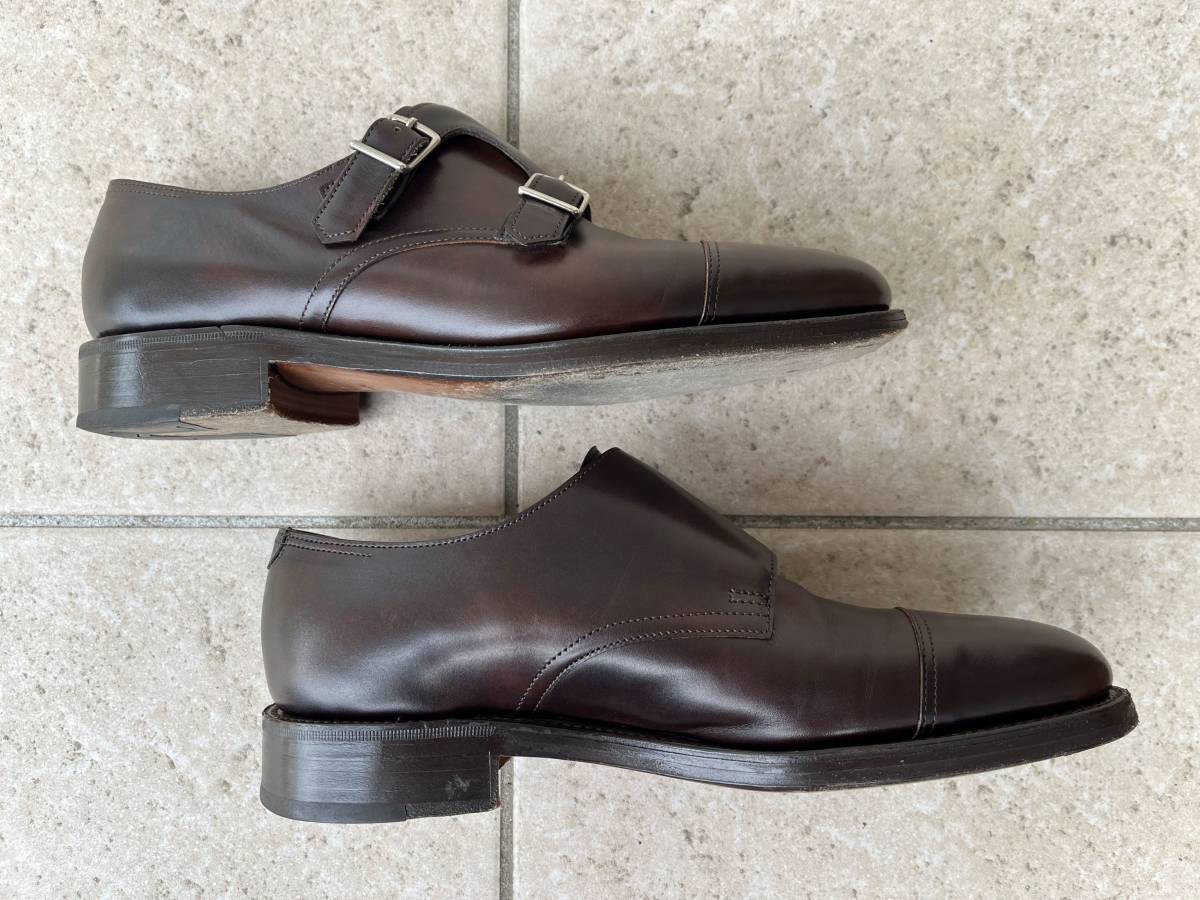 ■■希少美品！John Lobb ウィリアム 6&1/2D ダークブラウン・ミスティカーフ 純正シューツリー付き_画像3