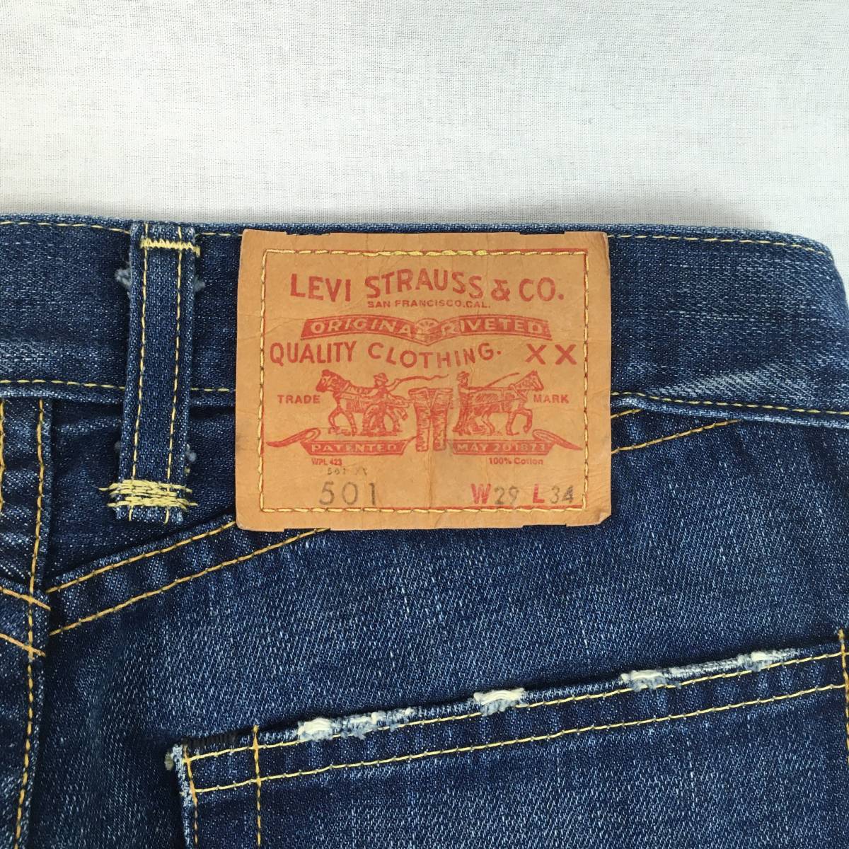 LEVI'S リーバイス VINTAGE CLOTHING LVC 501XX 501 Wネーム LEVI'S リーバイス VINTAGE CLOTHING LVC 501XX 501 Wネーム