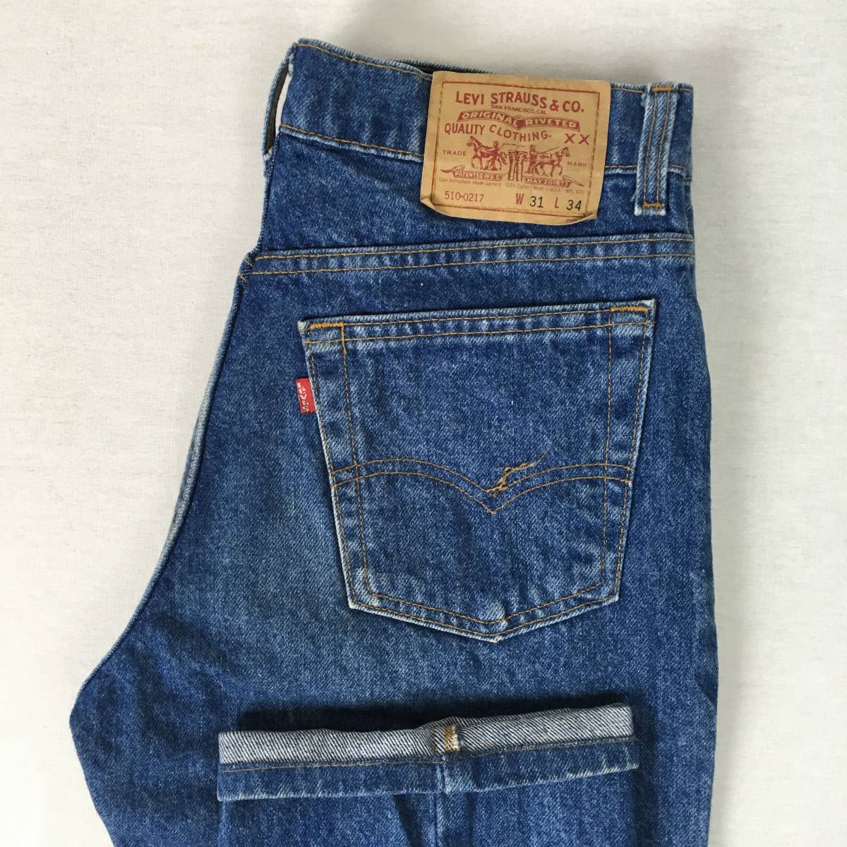 今季一番 米国製 510-0217 リーバイス 【90s】Levi's 91年 ジップ