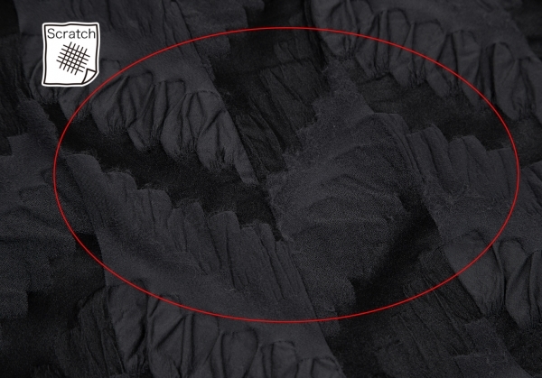 イッセイミヤケISSEY MIYAKE 立体柄織りストレッチスカート 黒3 【レディース】_画像9