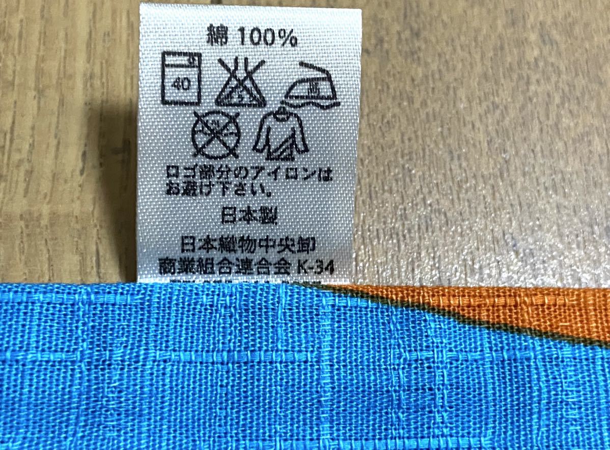 定価1980◆新品◆nugoo 注染 手拭い生地クッションカバー 「SQUARE CLOTH」② 綿100% てぬぐい 手ぬぐい_画像6