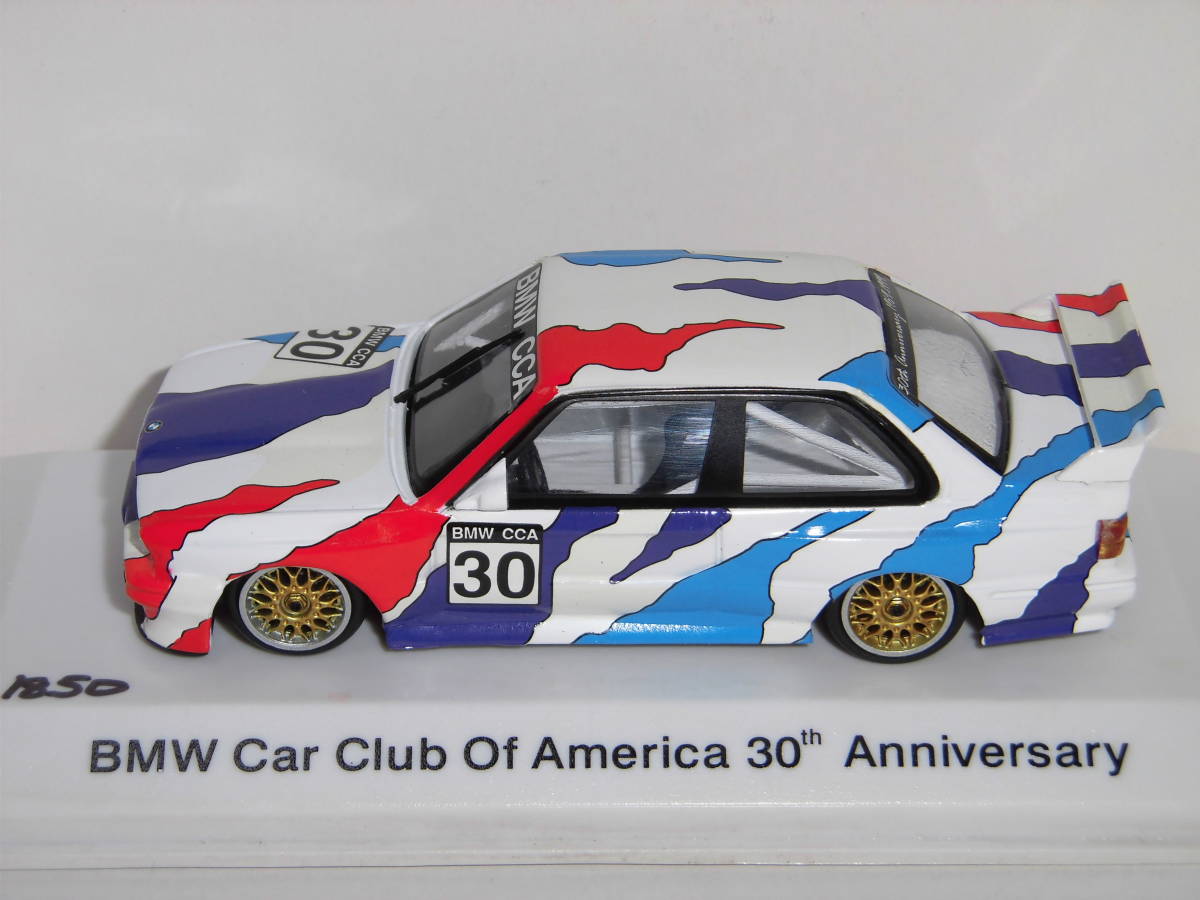 S=1/43*BMW Car Club Of America 30th Anniversary специальный заказ PMA производства BMW M3 Sport Evolution/E30(BMW CCA 30) супер трудно найти * не использовался товар!