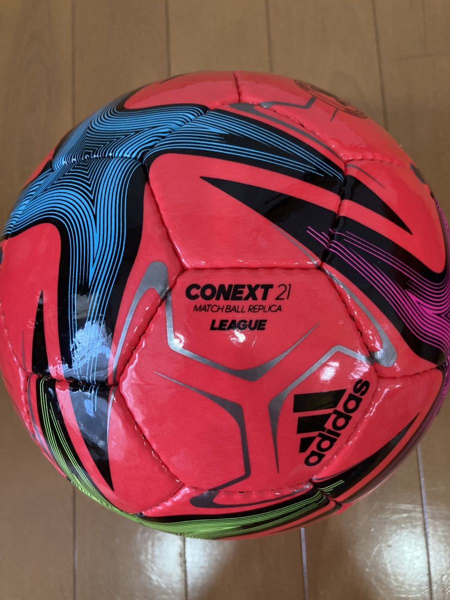 サッカーボール 4号 アディダス コネクト21 adidas 4号球 検定球 adidas 試合球 赤 red 4号ボール フットサル ボール 幼児・小学生 サッカ-_画像4