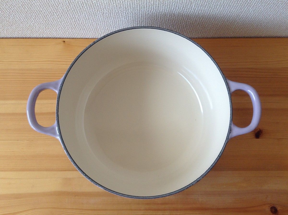 ルクルーゼ ココットロンド 22cm ブルーベルパープル□両手鍋 鋳物
