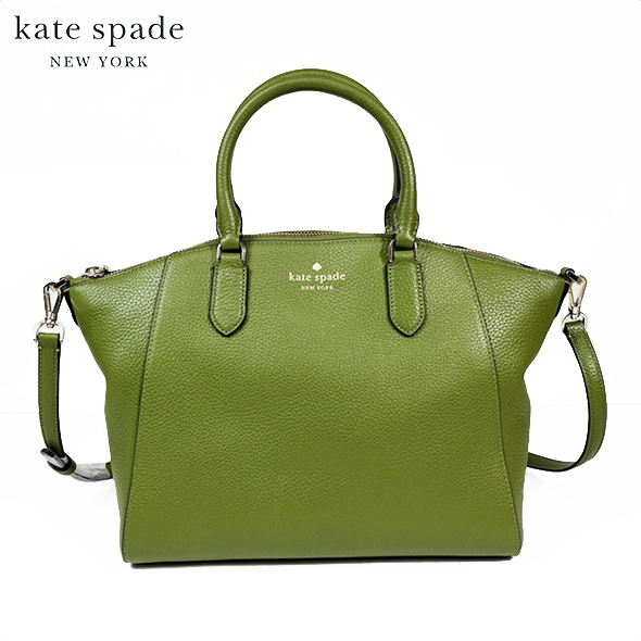 ケイトスペード kate spade アウトレット レディース バッグ ショルダーバッグ ミディアム サッチェル トート K8214 グリーン 新品