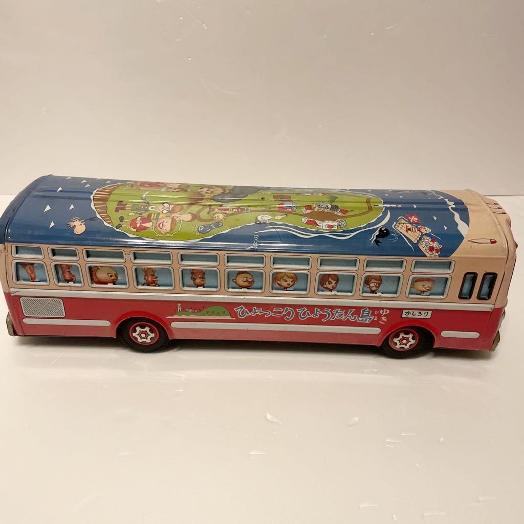 浅草トーイ 人形劇 ひょっこりひょうたん島 ブリキ 貸切バス ASAKUSA TOY 浅草玩具 昭和レトロ 当時物 5