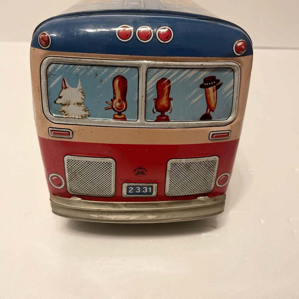 浅草トーイ 人形劇 ひょっこりひょうたん島 ブリキ 貸切バス ASAKUSA TOY 浅草玩具 昭和レトロ 当時物 7