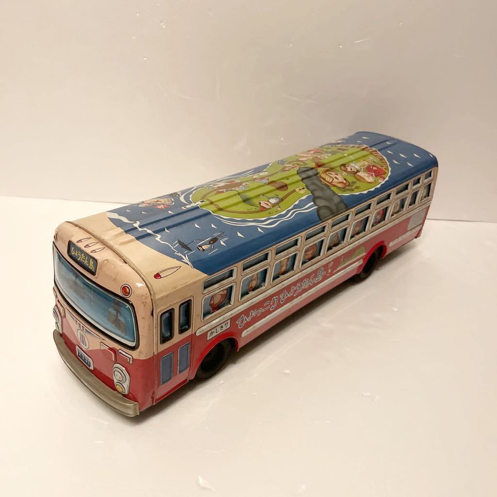 浅草トーイ 人形劇 ひょっこりひょうたん島 ブリキ 貸切バス ASAKUSA TOY 浅草玩具 昭和レトロ 当時物