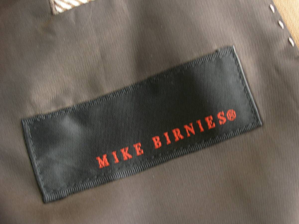 ♪服1521_P6♪ 長袖　テーラードジャケット MIKE BIRNIES マイクバーニーズ 表はテンセル100％ サイズМ 165-175　 Used ～iiitomo～_画像8