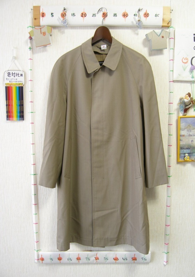 ♪服1549_P6♪ 長袖　毛70％混のコート JARMAN CONTINENTAL ジャーマン・コンチネンタル 日本製 サイズ92-80-165-A4 Used ～iiitomo～_ご覧いただきありがとうございます