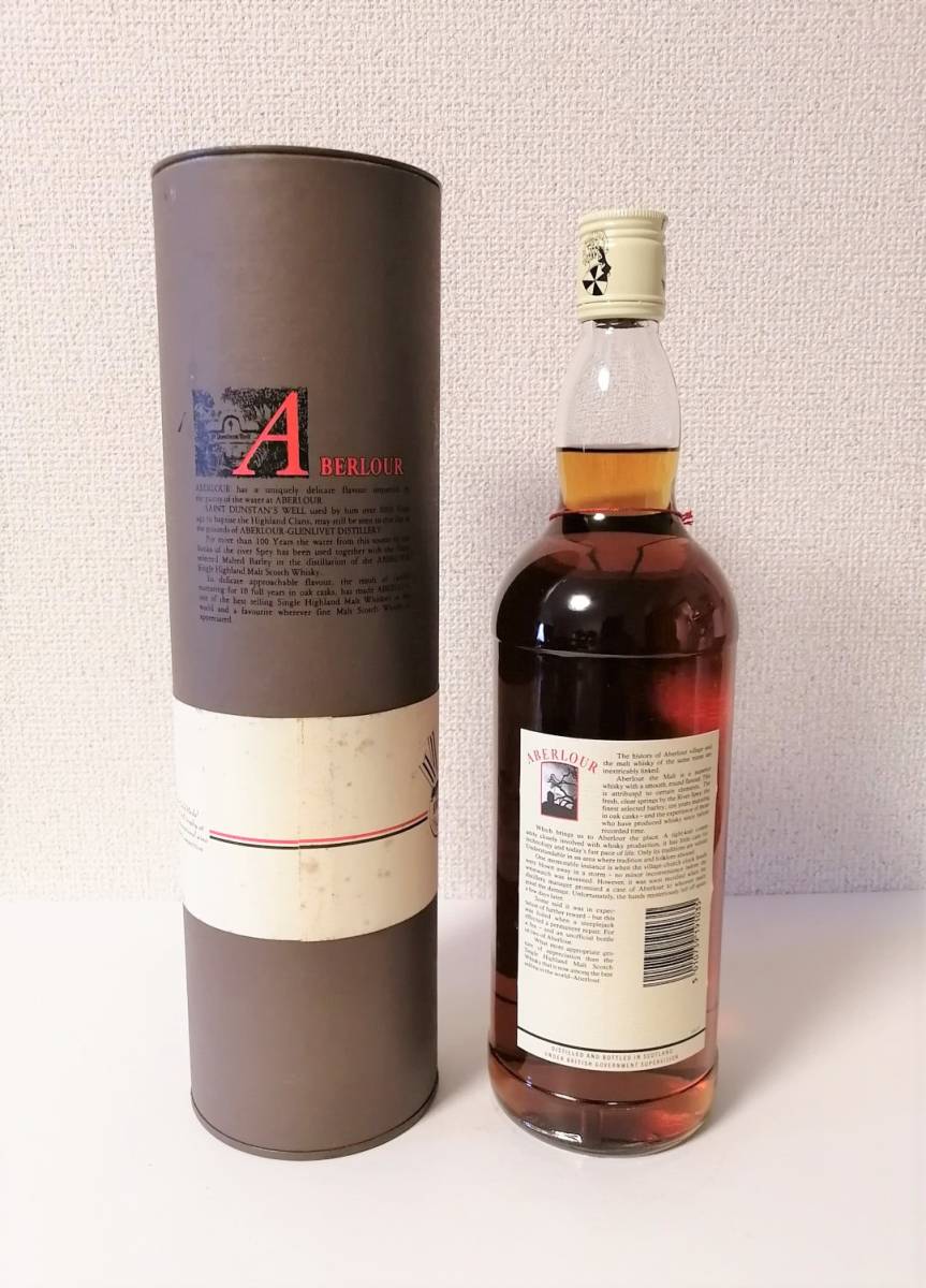 ABERLOUR アベラワー10年 旧ボトル 1000ml 43度 未開封 箱付き | www