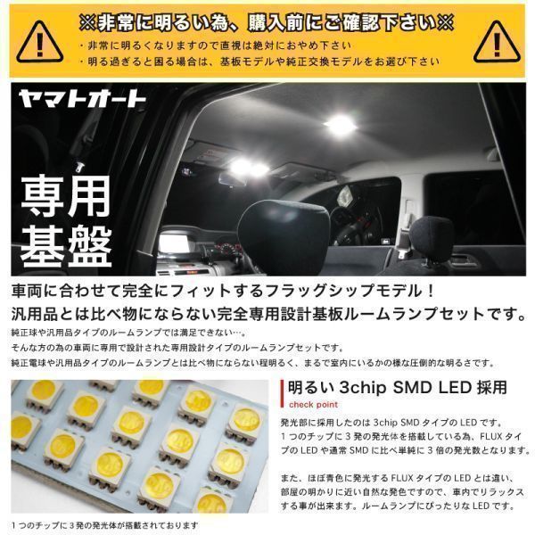 ★電球色216発★ GB3/4 フリードスパイク 前期 LED ルームランプ 4点 暖色 3000K パーツ ライト ホンダ 室内灯 内装品 ライト GRANDE_画像3