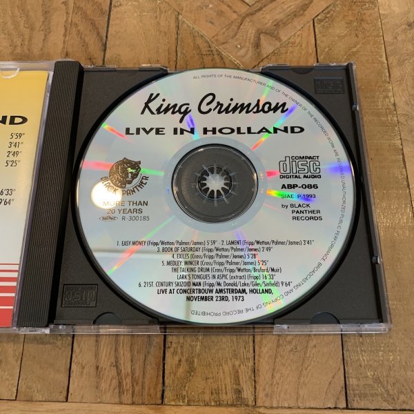 コレクターズCD【King Crimson】Live In Holland / キング・クリムゾン / BP-086 / November 23rd,1973 / 日本語解説付_画像3