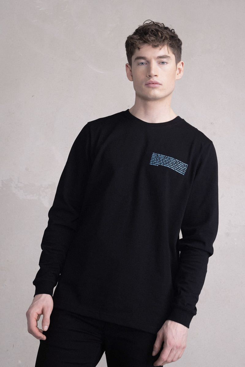 新品未使用 ボーラー BALR ロングスリーブTee ブラック size/L|PayPay