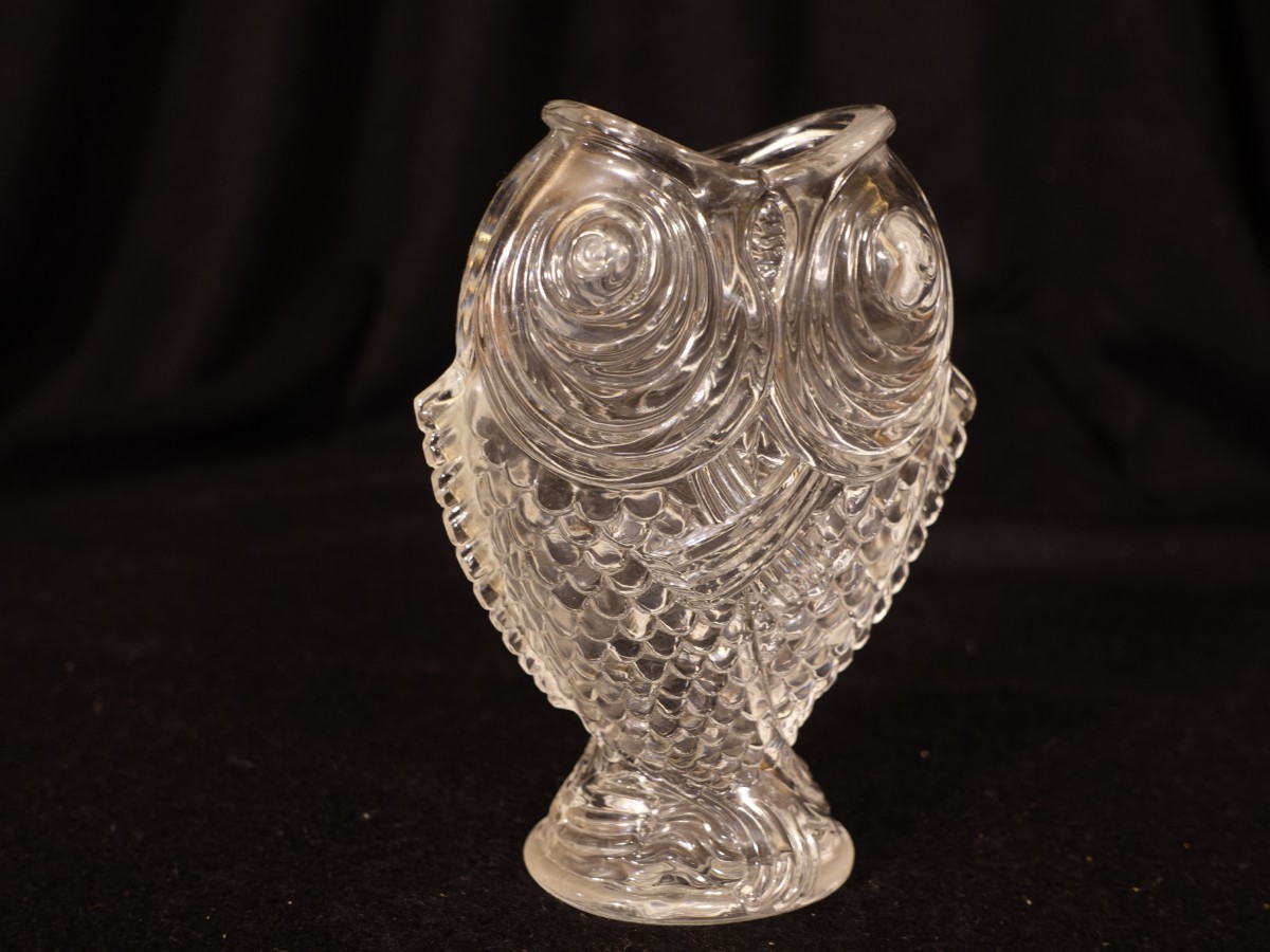 アンティーク　バカラ　魚形花瓶　(サン　ルイ　アンティーク 19世紀 )_画像1