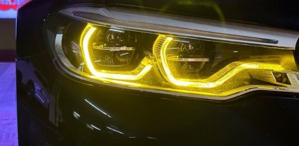 BMW 2018-2020 5シリーズG30 G38 520 525 CSL DRL M5 ゴールドライト F90 LEDバー デイライト_画像5