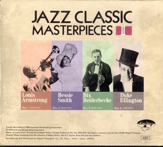 V.A.◆JAZZ CLASSIC MASTERPIECES◆4CD◆ルイ・アームストロング/ベッシー・スミス/バイダーベック/デューク・エリントン【m7249】_画像2